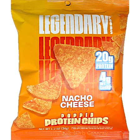 Popped Protein Chips - Nacho Cheese Flavoured